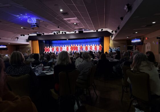 residents performing at Ocean Hills community event