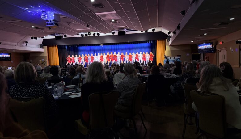 residents performing at Ocean Hills community event