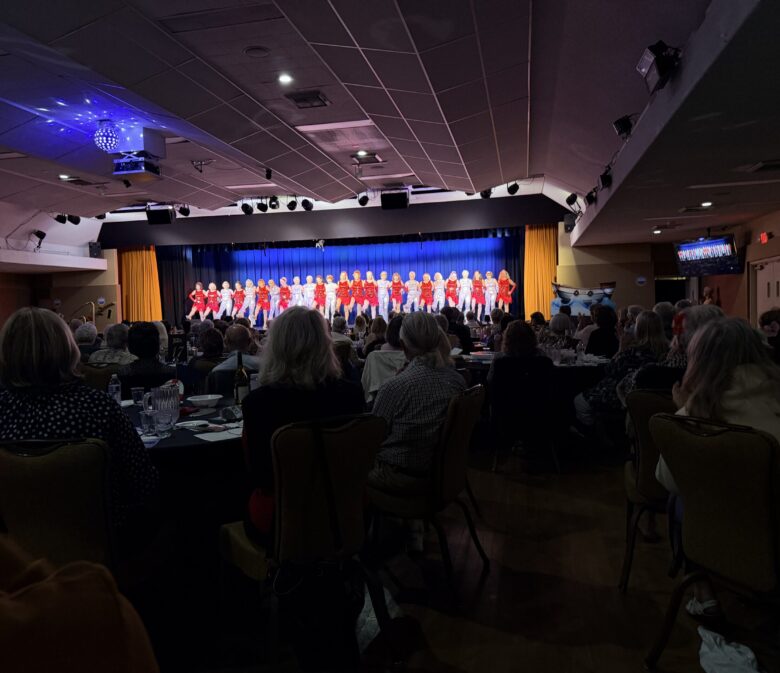 residents performing at Ocean Hills community event