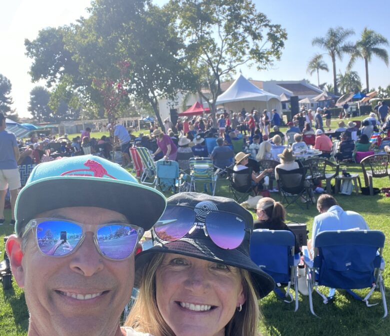 TK and Karen Smith enjoying an active lifestyle in Ocean Hills Country Club.