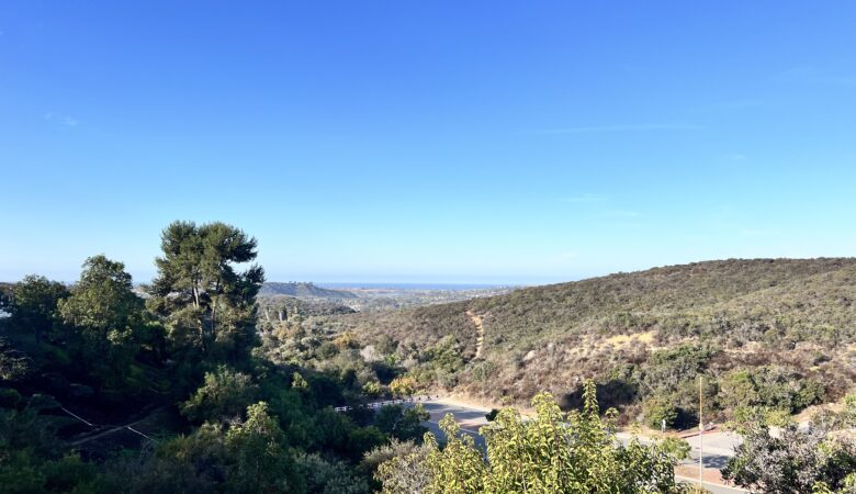 View west from Ocean Hills Country Club toward Carlsbad